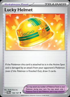 Lucky Helmet 158/167 Uncommon – Twilight Masquerade Pokémon card