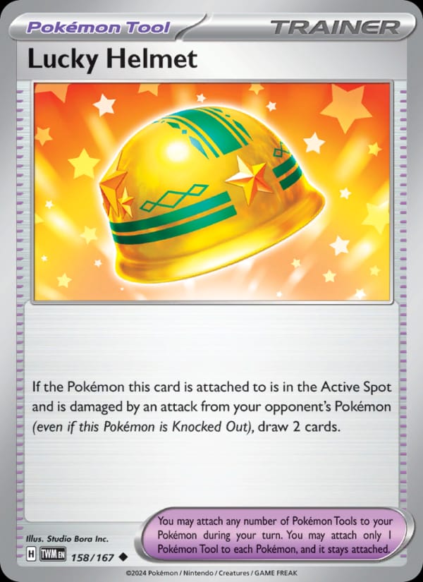 Lucky Helmet 158/167 Twilight Masquerade Pokémon card