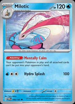 Milotic 050/167 Uncommon – Twilight Masquerade Pokémon card