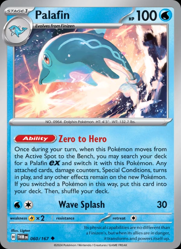 Palafin 060/167 Twilight Masquerade Pokémon card