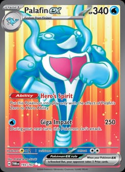Palafin ex 193/167 Ultra Rare – Twilight Masquerade Pokémon card