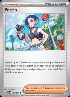 Perrin 160/167 Uncommon – Twilight Masquerade Pokémon card