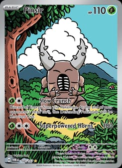 Pinsir 168/167 Illustration Rare – Twilight Masquerade Pokémon card