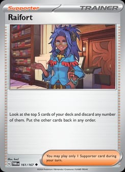 Raifort 161/167 Uncommon – Twilight Masquerade Pokémon card