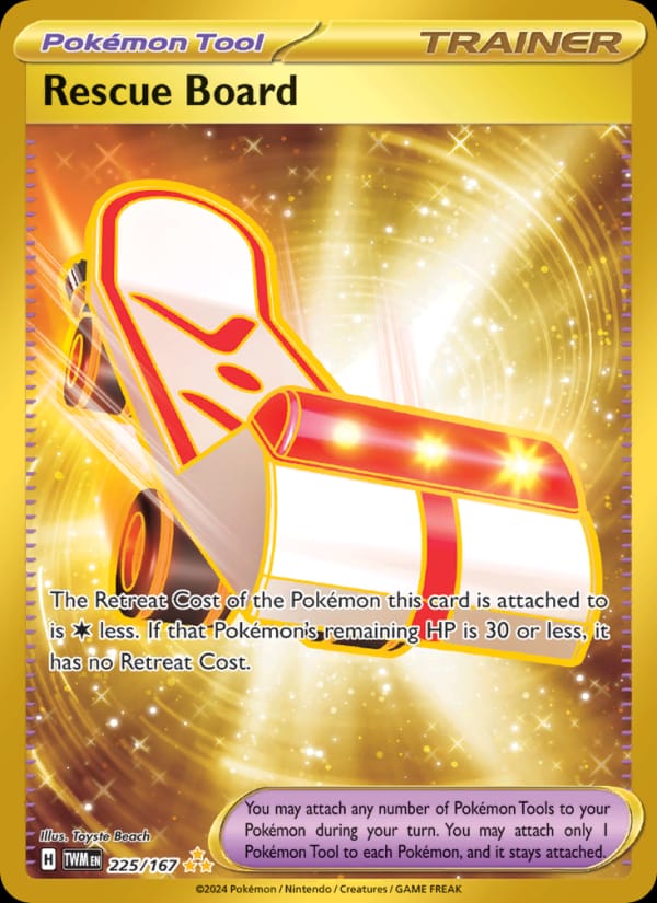 Rescue Board 225/167 Twilight Masquerade Pokémon card