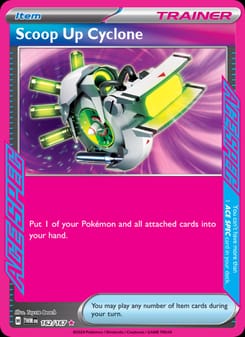 Scoop Up Cyclone 162/167 ACE SPEC Rare – Twilight Masquerade Pokémon card