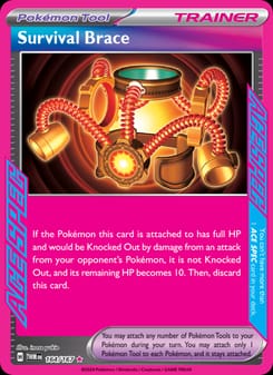 Survival Brace 164/167 ACE SPEC Rare – Twilight Masquerade Pokémon card
