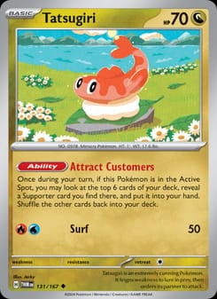 Tatsugiri 131/167 Uncommon – Twilight Masquerade Pokémon card