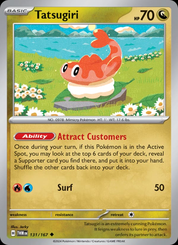 Tatsugiri 131/167 Twilight Masquerade Pokémon card