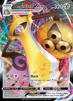 Aegislash VMAX 127/185 Ultra Rare – Vivid Voltage Pokémon card