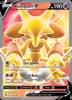 Alakazam V 172/185 Ultra Rare – Vivid Voltage Pokémon card