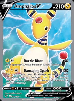 Ampharos V 171/185 Ultra Rare – Vivid Voltage Pokémon card