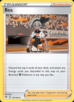 Bea 147/185 Uncommon – Vivid Voltage Pokémon card