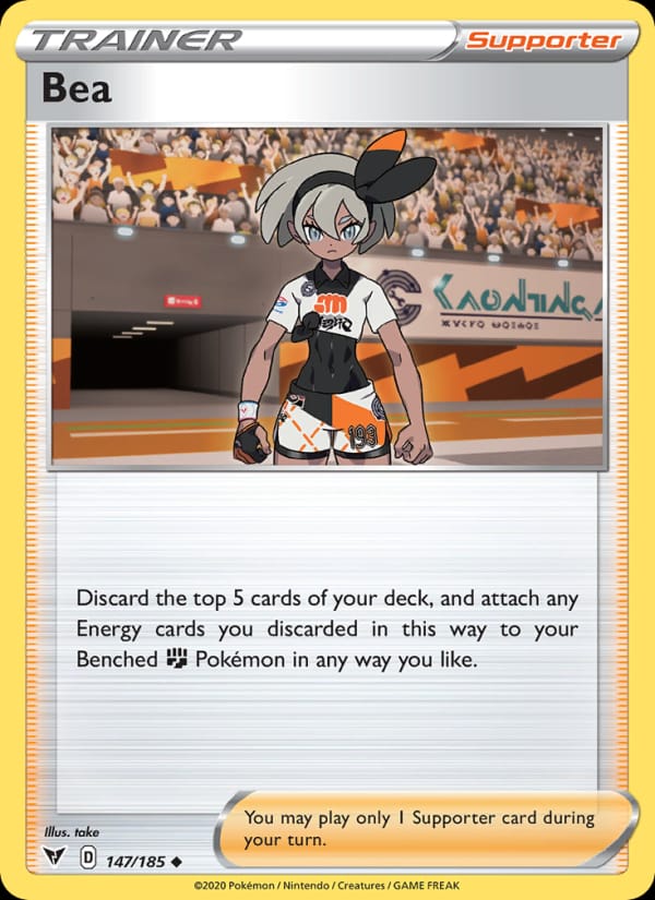 Bea 147/185 Vivid Voltage Pokémon card
