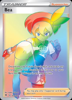 Bea 193/185 Secret Rare – Vivid Voltage Pokémon card
