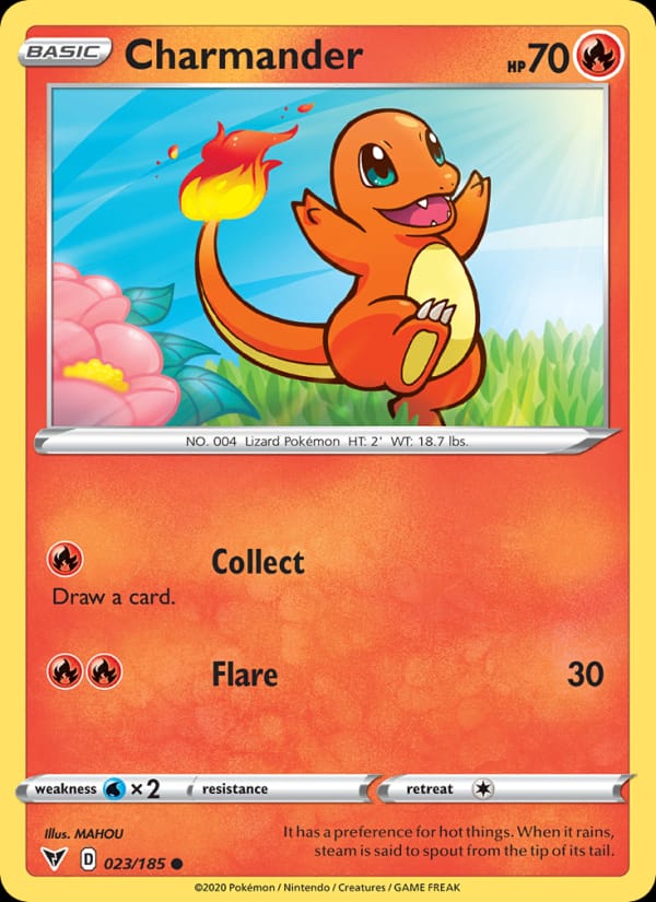 Charmander 023/185 Vivid Voltage Pokémon card