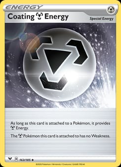 Coating Metal Energy 163/185 Uncommon – Vivid Voltage Pokémon card