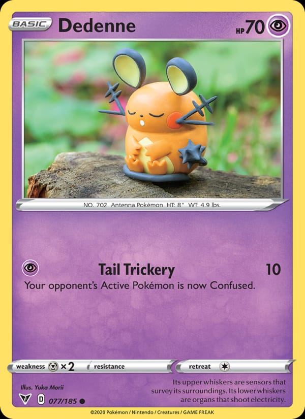 Dedenne 077/185 Vivid Voltage Pokémon card