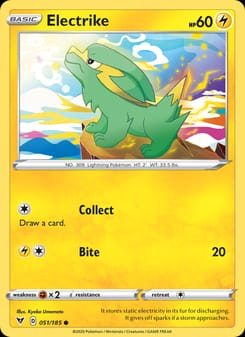Electrike 051/185 Common – Vivid Voltage Pokémon card