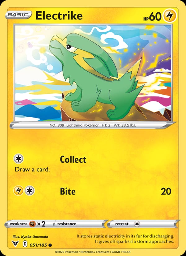 Electrike 051/185 Vivid Voltage Pokémon card