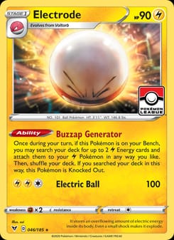 Electrode 046/185 Holo Rare – Vivid Voltage Pokémon card