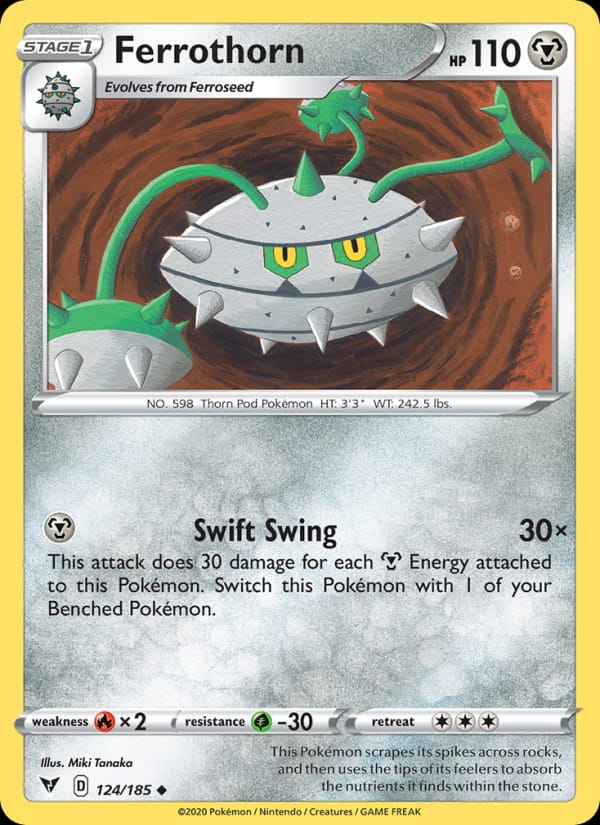 Ferrothorn 124/185 Vivid Voltage Pokémon card