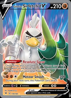 Galarian Sirfetch'd V 174/185 Ultra Rare – Vivid Voltage Pokémon card