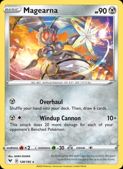 Magearna 128/185 Holo Rare – Vivid Voltage Pokémon card