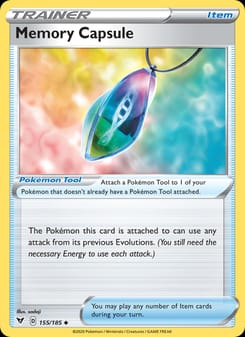Memory Capsule 155/185 Uncommon – Vivid Voltage Pokémon card