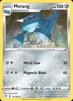Metang 117/185 Uncommon – Vivid Voltage Pokémon card