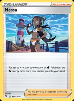 Nessa 157/185 Uncommon – Vivid Voltage Pokémon card