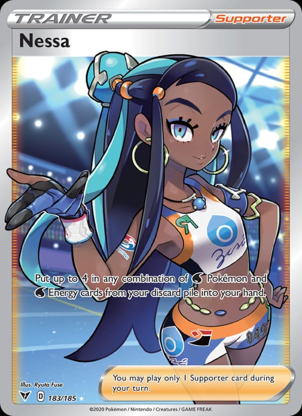 Nessa 183/185 Vivid Voltage Pokémon card