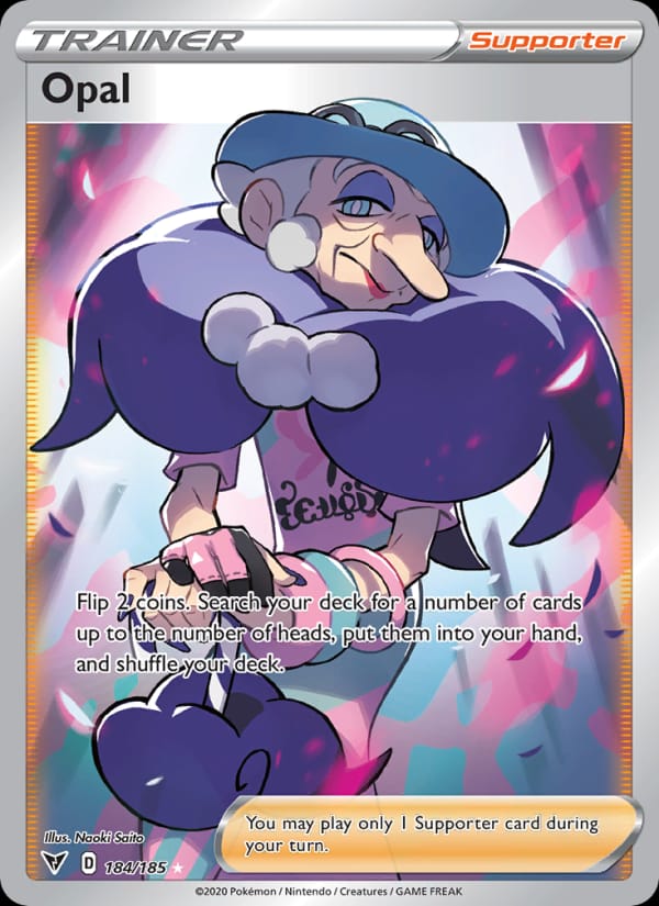 Opal 184/185 Vivid Voltage Pokémon card