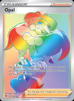 Opal 197/185 Secret Rare – Vivid Voltage Pokémon card