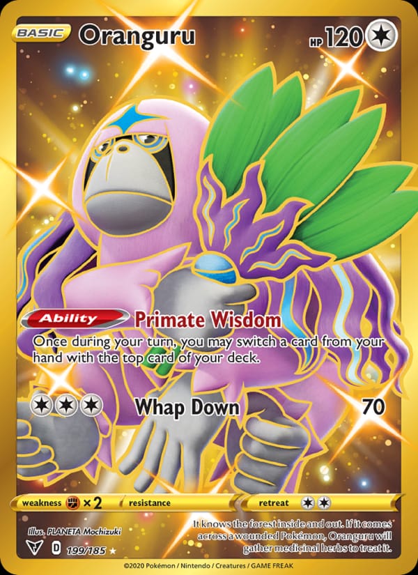 Oranguru 199/185 Vivid Voltage Pokémon card