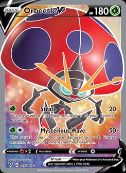 Orbeetle V 166/185 Ultra Rare – Vivid Voltage Pokémon card