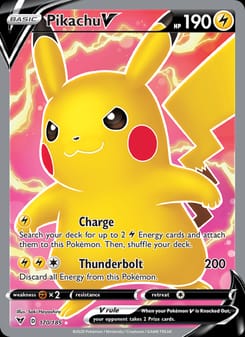 Pikachu V 170/185 Ultra Rare – Vivid Voltage Pokémon card