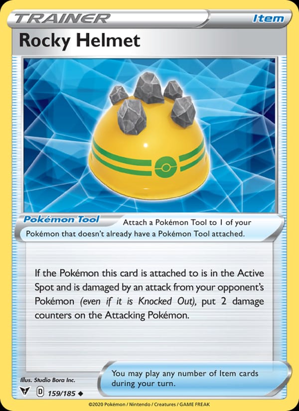 Rocky Helmet 159/185 Vivid Voltage Pokémon card