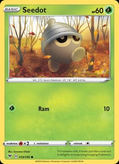 Seedot 010/185 Common – Vivid Voltage Pokémon card