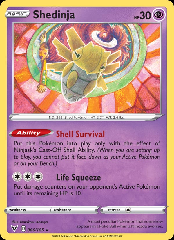 Shedinja 066/185 Vivid Voltage Pokémon card