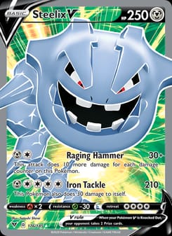 Steelix V 176/185 Ultra Rare – Vivid Voltage Pokémon card