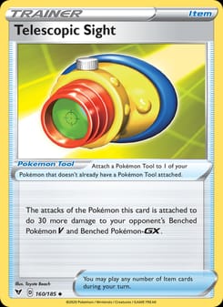 Telescopic Sight 160/185 Uncommon – Vivid Voltage Pokémon card