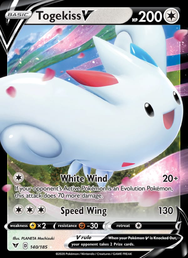 Togekiss V 140/185 Vivid Voltage Pokémon card