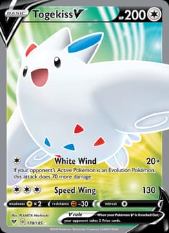 Togekiss V 178/185 Ultra Rare – Vivid Voltage Pokémon card
