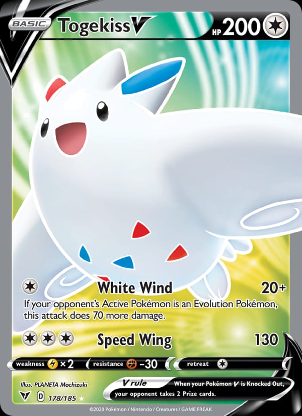Togekiss V 178/185 Vivid Voltage Pokémon card