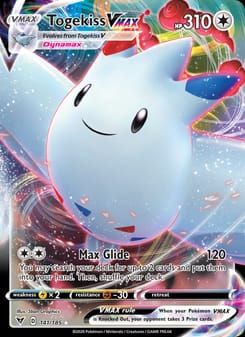 Togekiss VMAX 141/185 Ultra Rare – Vivid Voltage Pokémon card