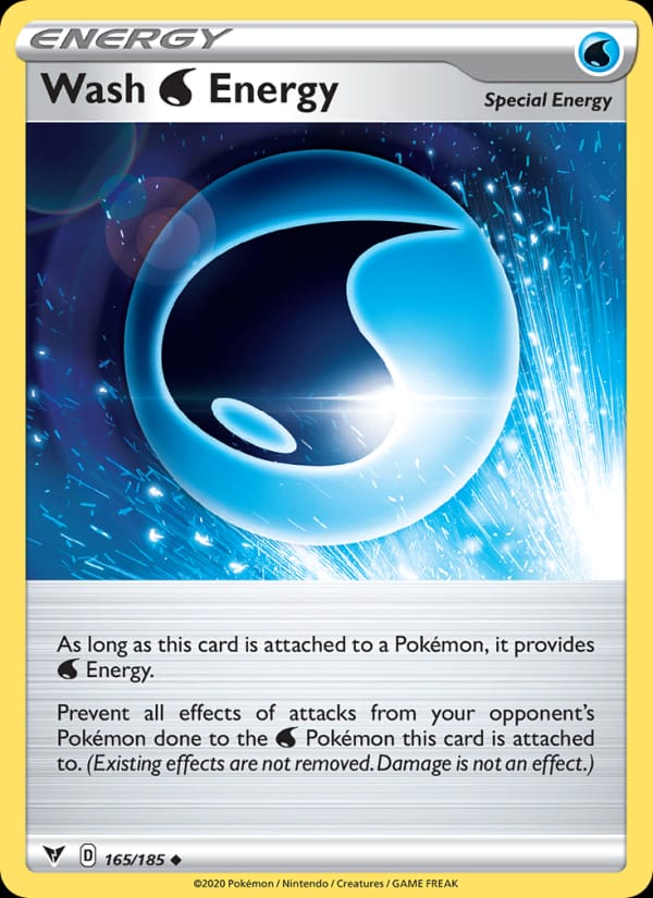 Wash Water Energy 165/185 Vivid Voltage Pokémon card
