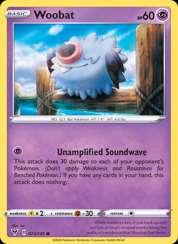 Woobat 073/185 Vivid Voltage Pokémon card