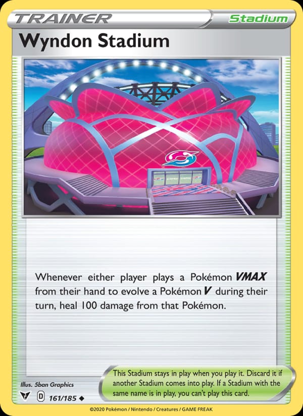 Wyndon Stadium 161/185 Vivid Voltage Pokémon card