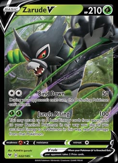 Zarude V 022/185 Ultra Rare – Vivid Voltage Pokémon card